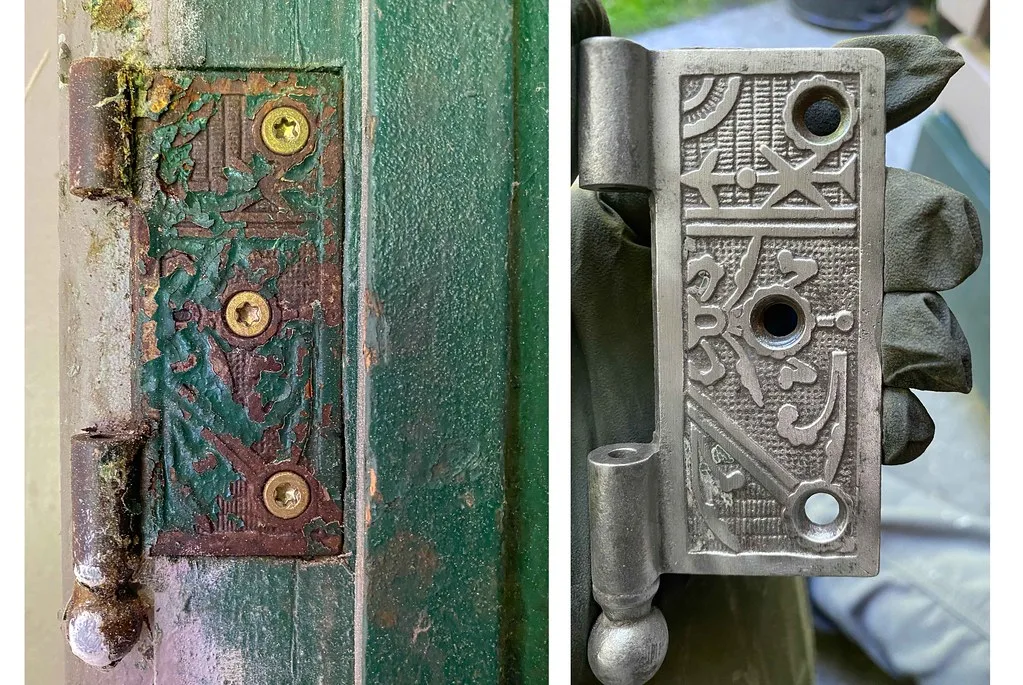 OXFORD HINGES 4"SILVER