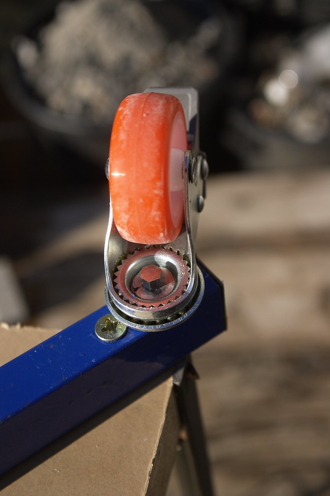 TROLLY WHEELS 3",with brake